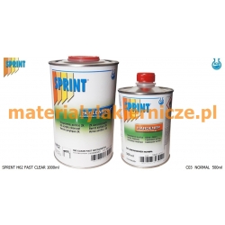 Sprint H62 FAST Clear MS 1L+C03 500ml  materialylakiernicze.pl